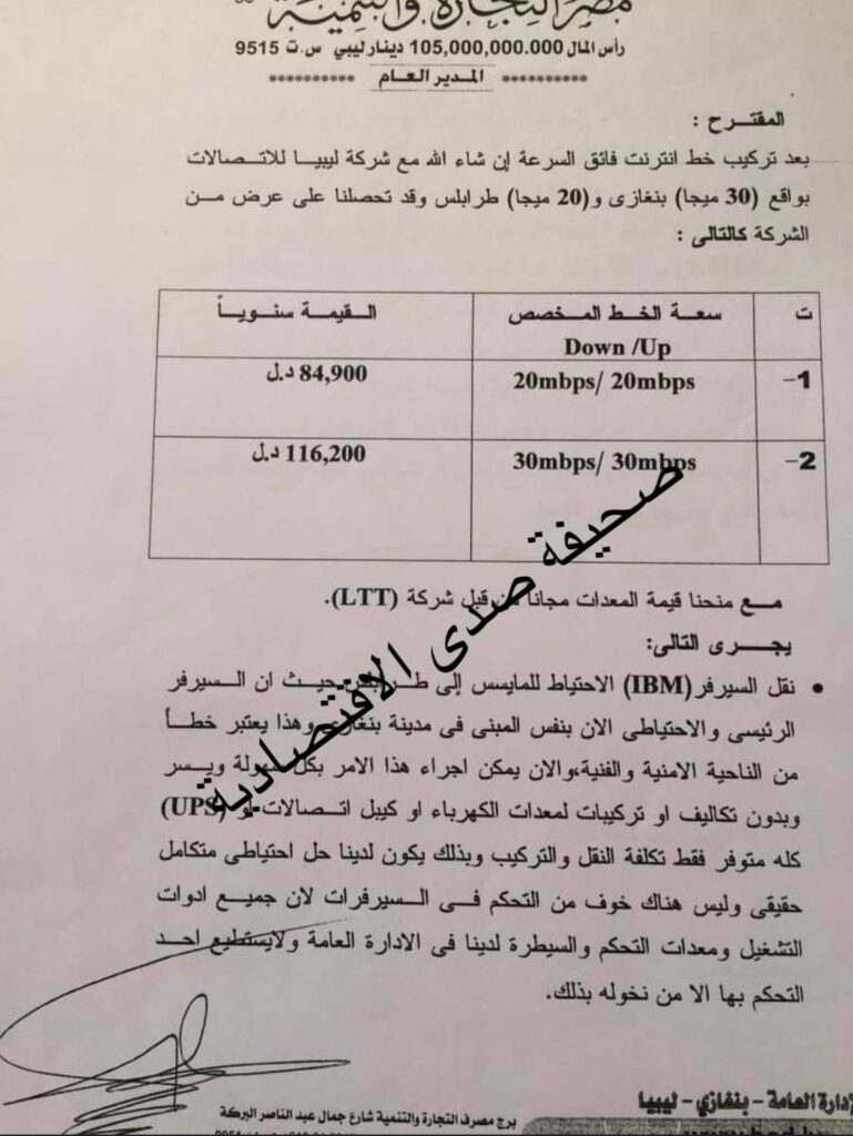 خاص: مصدر بالتجارة والتنمية يكشف لصدى الاقتصادية عن دفع أكثر من 369 ألف دولار لصالح معدات لم يتم تركيبها بالكامل بالبنك ... تعرف على التفاصيل