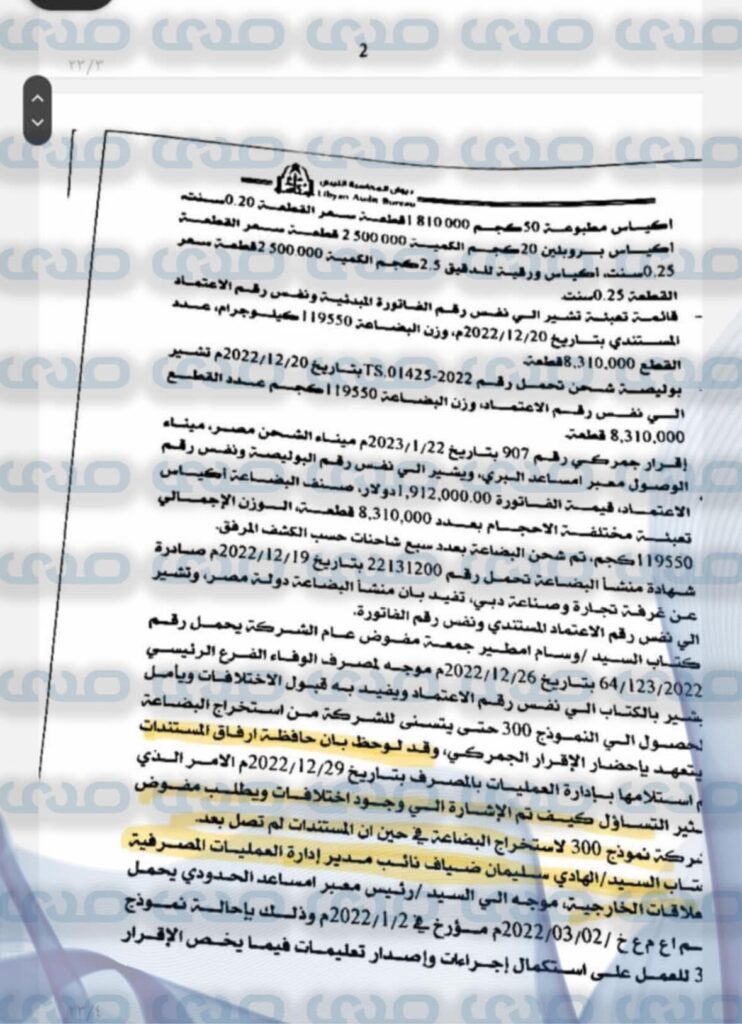 خاص..من ضمنها شبهات فساد وغسيل أموال.. مخالفات يكشفها ديوان المحاسبة بمصرف الوفاء ويحيلها إلى النيابة