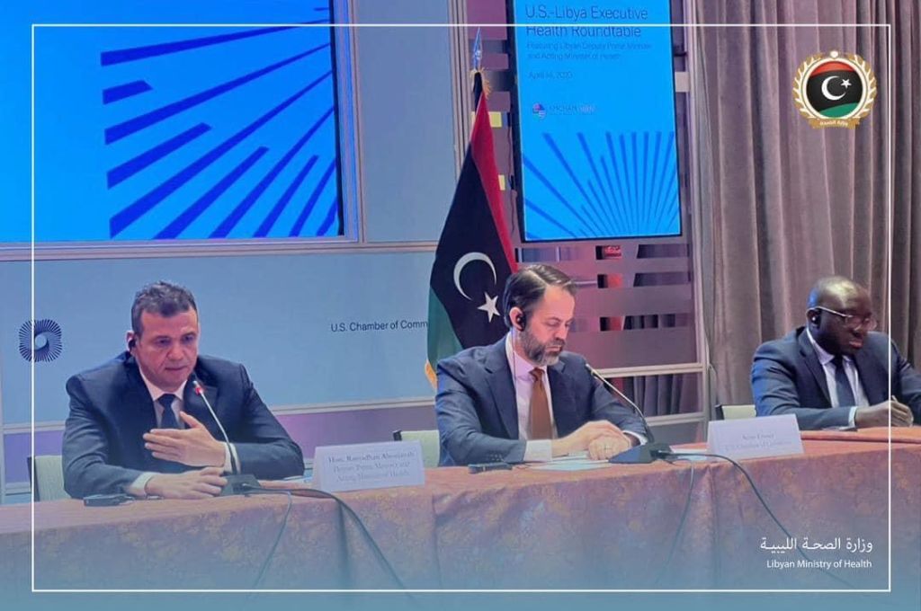 "أبوجناح" يجتمع مع ممثلين عن كبرى الشركات الأمريكية المصنعة للأدوية والمستلزمات الطبية