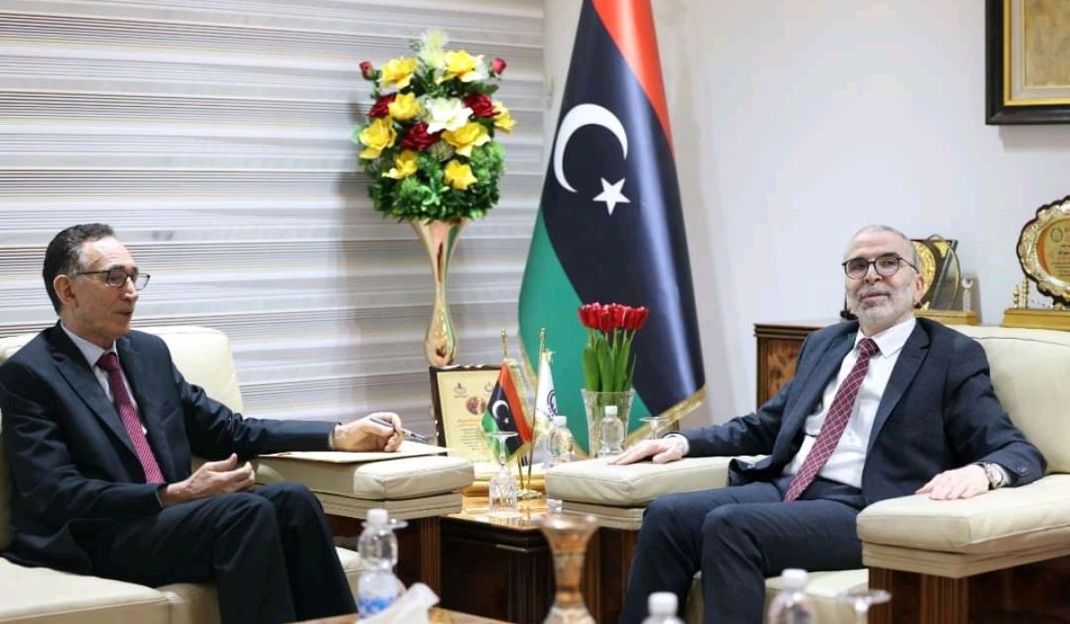 صنع الله يناقش مع وزير الاقتصاد والتجارة الخارطة الاقتصادية والاستثمارية