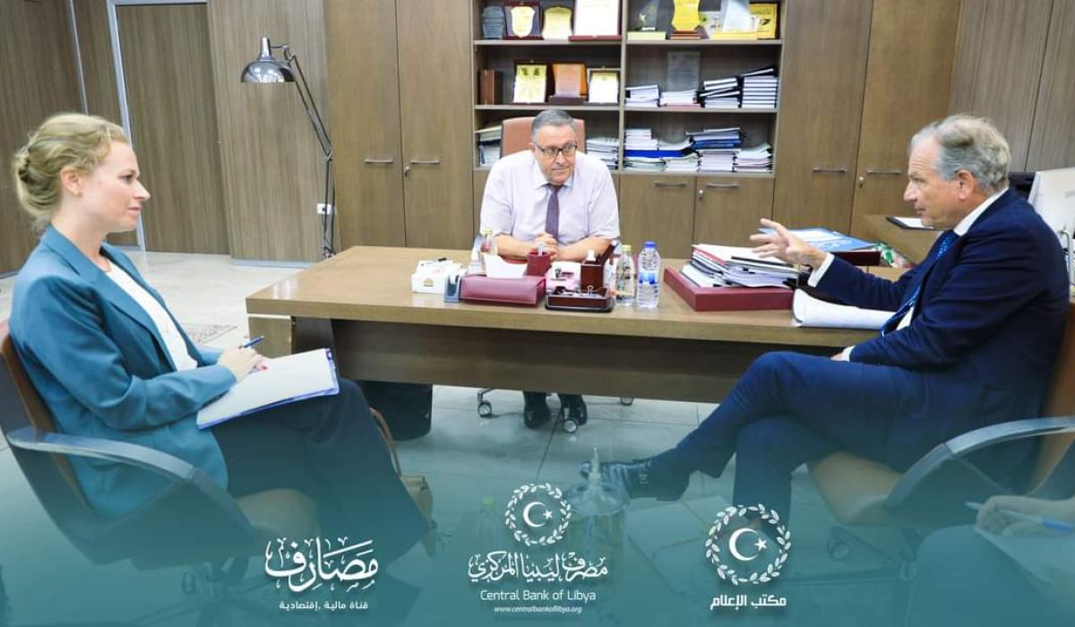 مشروع توحيد المصرف المركزي وتعزيز التعاون الاقتصادي بين البلدين محور اجتماع "الحبري" مع السفير الهولندي