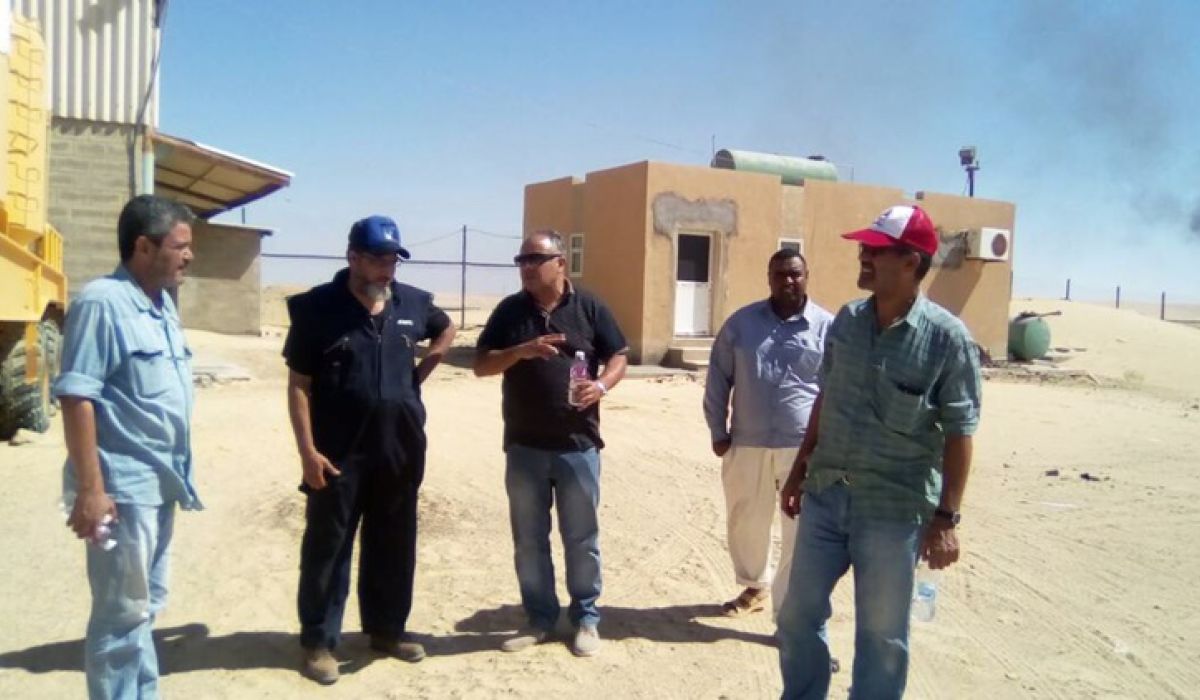 جولة ميدانية لرئيس شركة الجوف للتقنية النفطية