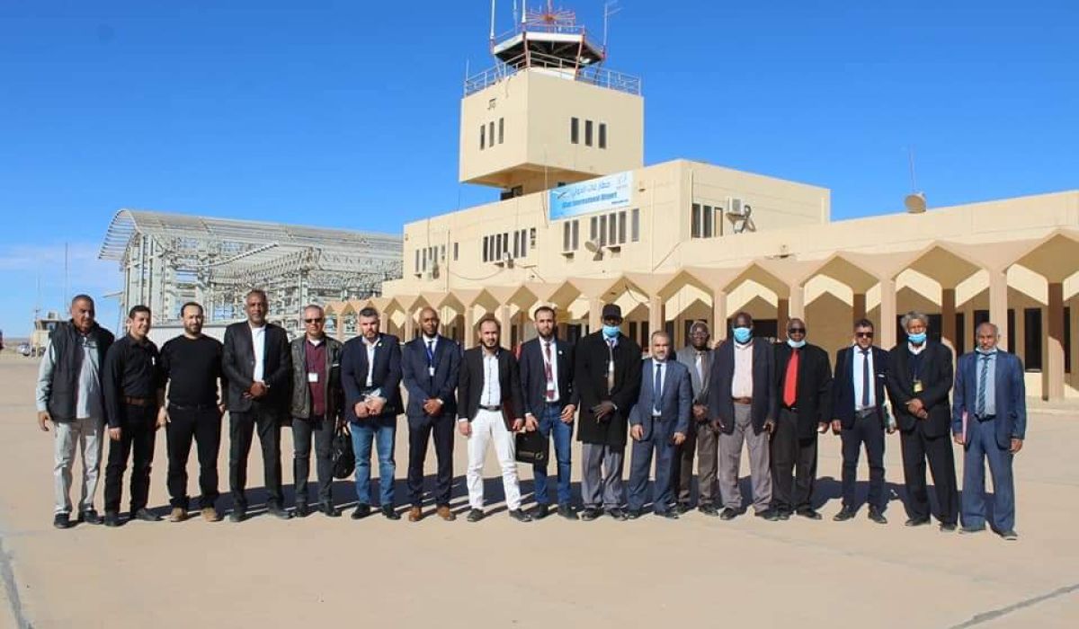زيارة تفقدية لمطار غات الدولي بتعليمات من رئيس الهيئة العامة للمواصلات والنقل
