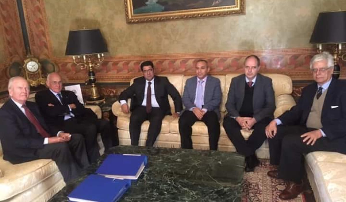 أجتماع بمقر السفارة الليبية بأيطاليا لبحث تكملة العديد من المشاريع