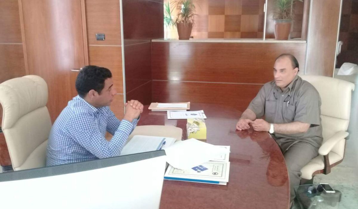 المعداني يبحت مع رئيس جهاز الإسكان والمرافق كيفية تعويض المتضررين بسرت