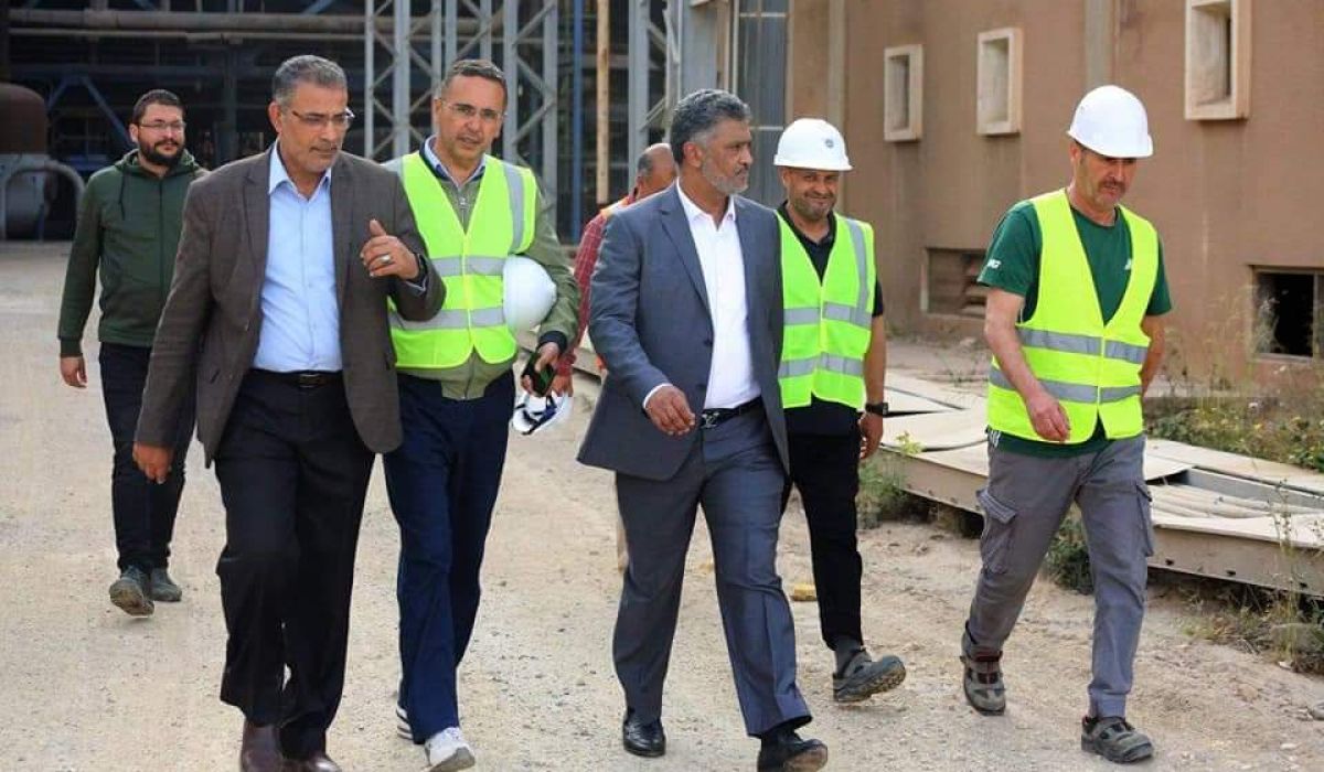 "العبدلي"يتابع أعمال التجهيزات والاختبارات التمهيدية لمشروع محطة غرب طرابلس