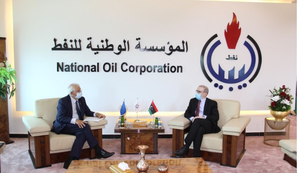 "صنع الله" يناقش مع ممثل الاتحاد الأوروبي تأثير إقفالات الموانئ النفطية على الاقتصاد الليبي