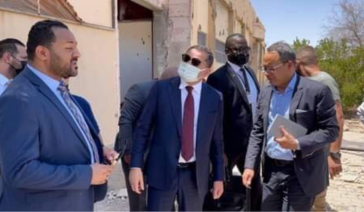 الدبيبة من خلال زيارته إلى سبها يصدر تعليمات بضرورة إعادة تأهيل وصيانة قاعة الشعب "سابقا" بالمدينة