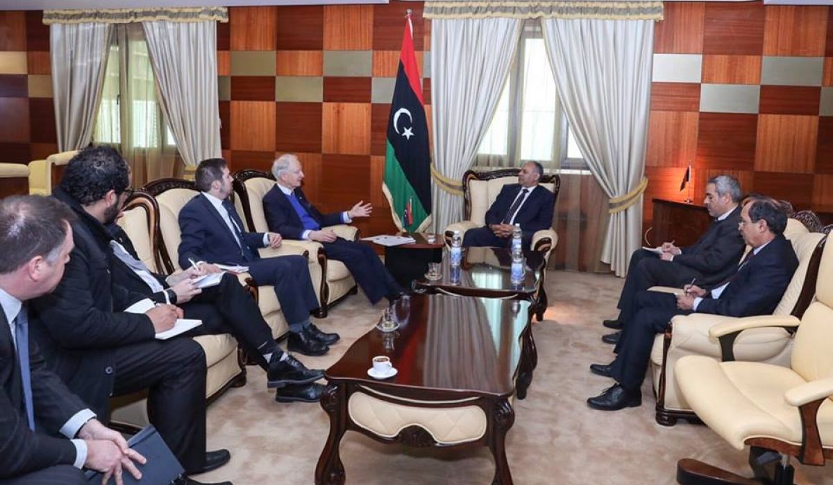 العيساوي يلتقى مبعوث رئيس الوزراء البريطاني لشؤون التجارة