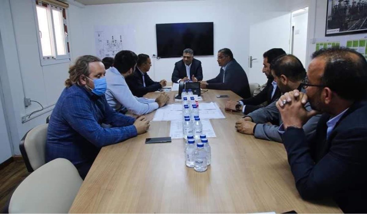 مجلس إدارة العامة للكهرباء في زيارة إلى مشروع محطة مصراتة الاستعجالي