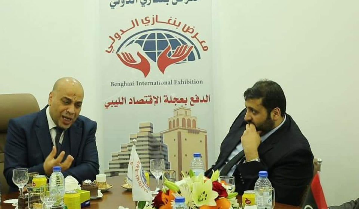 وزير الاقتصاد بالحكومة المؤقتة يفتتح معرض بنغازي الدولي