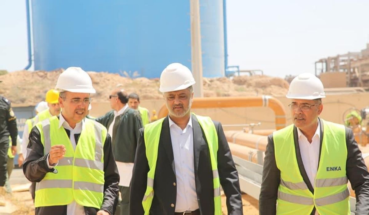 "العبدلي" يتابع آخر التطورات بمشروع محطة غرب طرابلس الاستعجالي