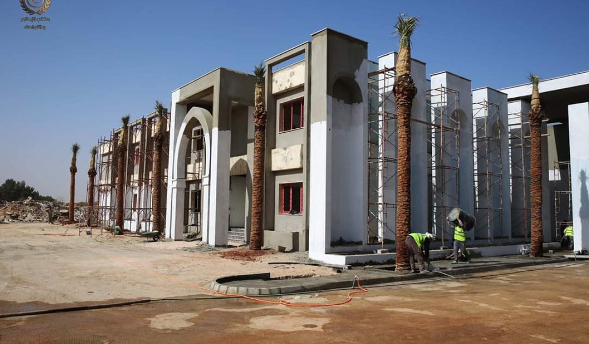 استكمال تنفيذ أعمال الصيانة الجارية بديوان الحكومة المؤقتة في بنغازي خلال شهر