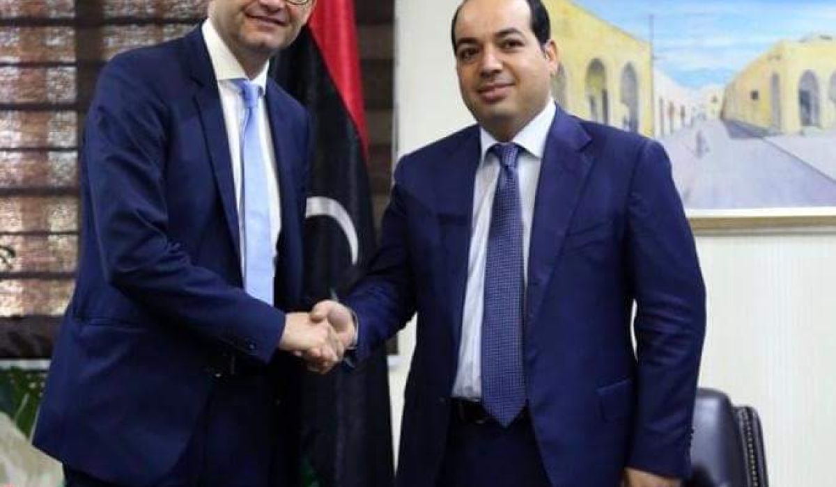 معيتيق يناقش مع سفير جمهورية المانيا  لدى ليبيا زيادة التعاون المشترك بين البلدين