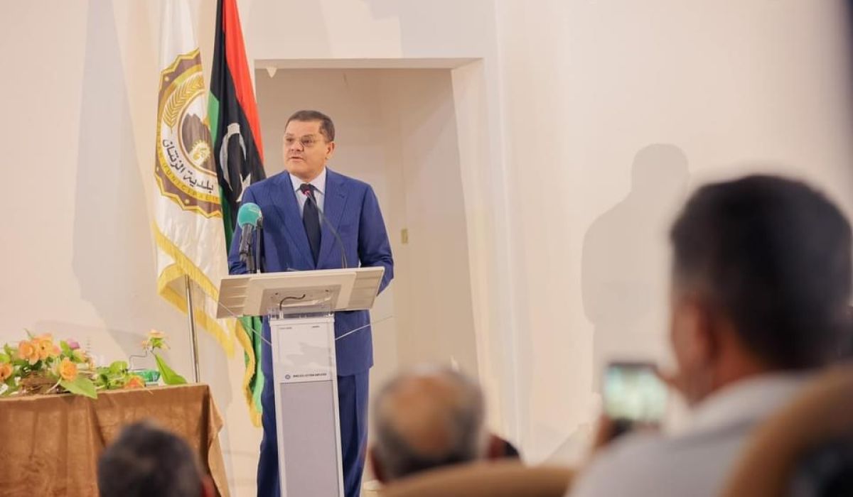 الدبيبة يزور الزنتان ويلتقي أعيان وسكان المدينة