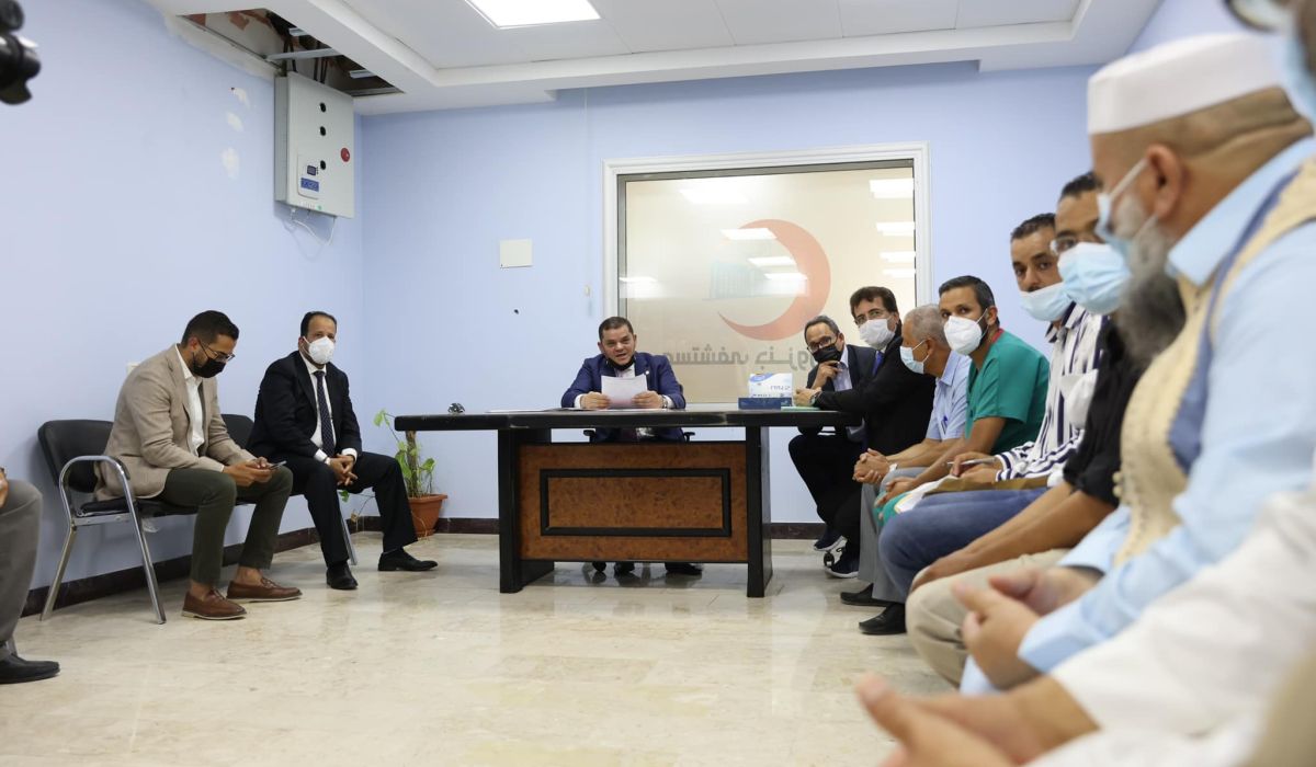 الدبيبة يتفقد مستشفى جنزور ..وهذه بعض التفاصيل بما يخص تسديد المستحقات