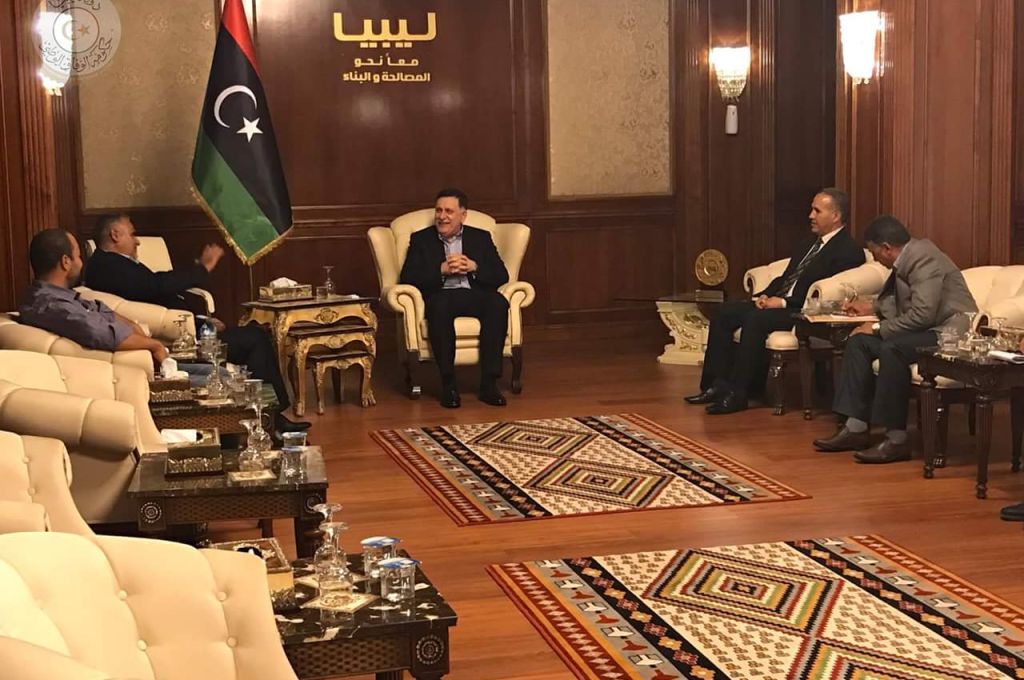 رئيس المجلس الرئاسي يجتمع مع عميد بلدية  الكفرة