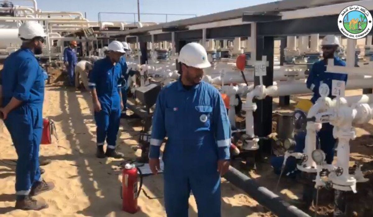 شركة الواحة النفطية تواصل جهود الصيانة الوقائية في ظل التوقف التام