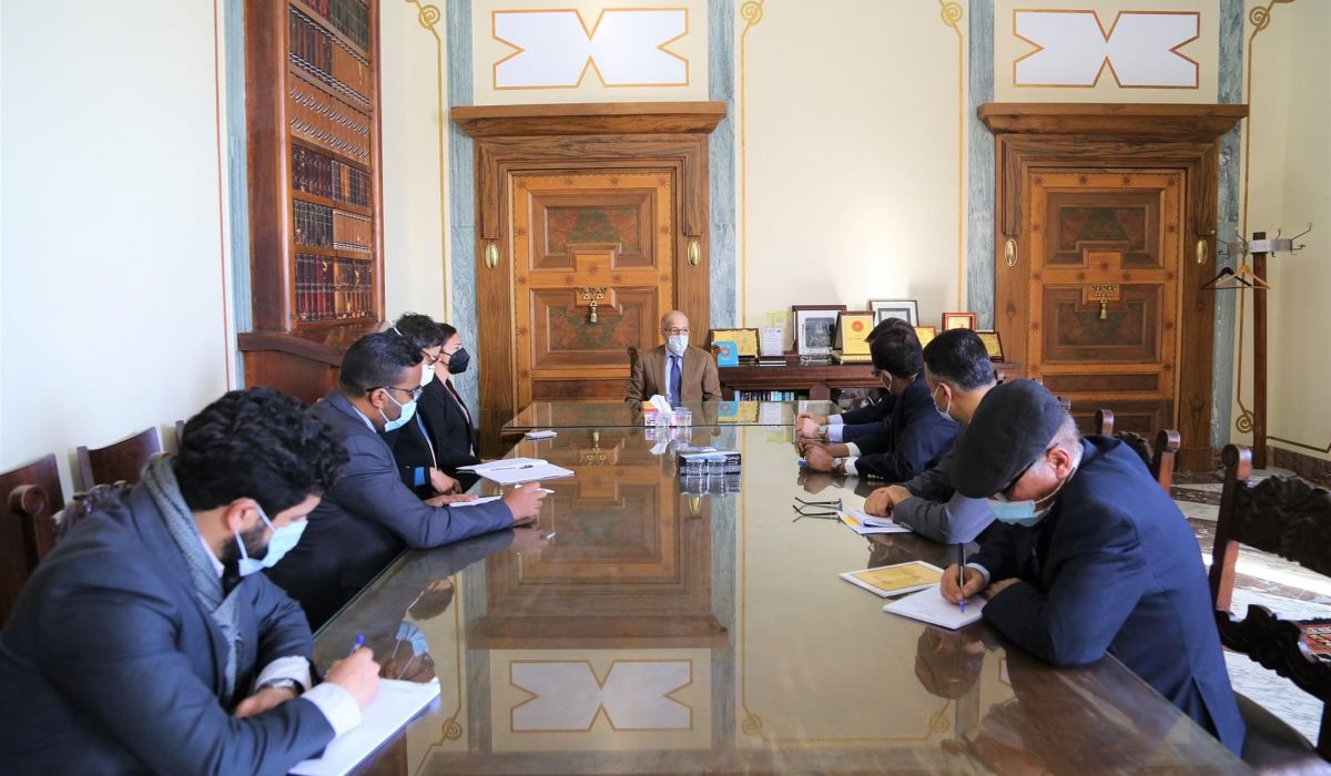 الكبير يلتقي فريق الخبراء التابع للأمم المتحدة