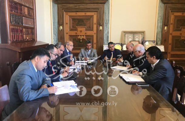 التوقيع على محضر اتفاق استكمال منظومة تغذية مدينة بنغازي بمياه النهر الصناعي