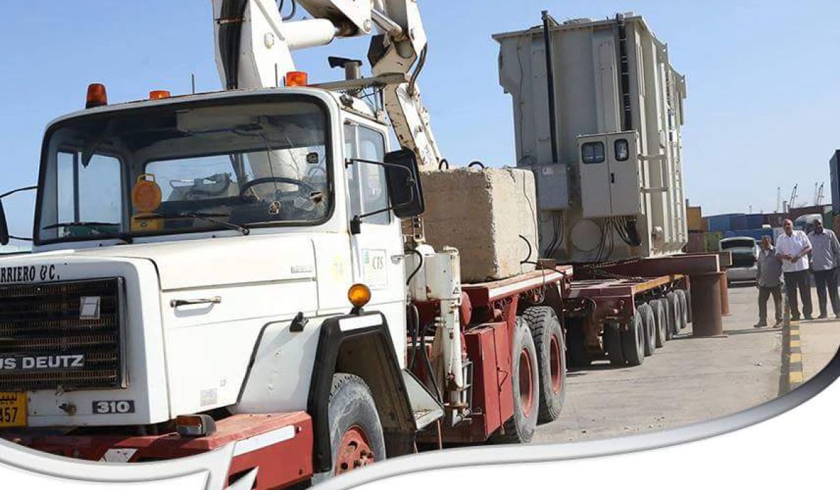 العامة للكهرباء تعلن عن وصول محول كهربائي بقدرة 210 ميجا