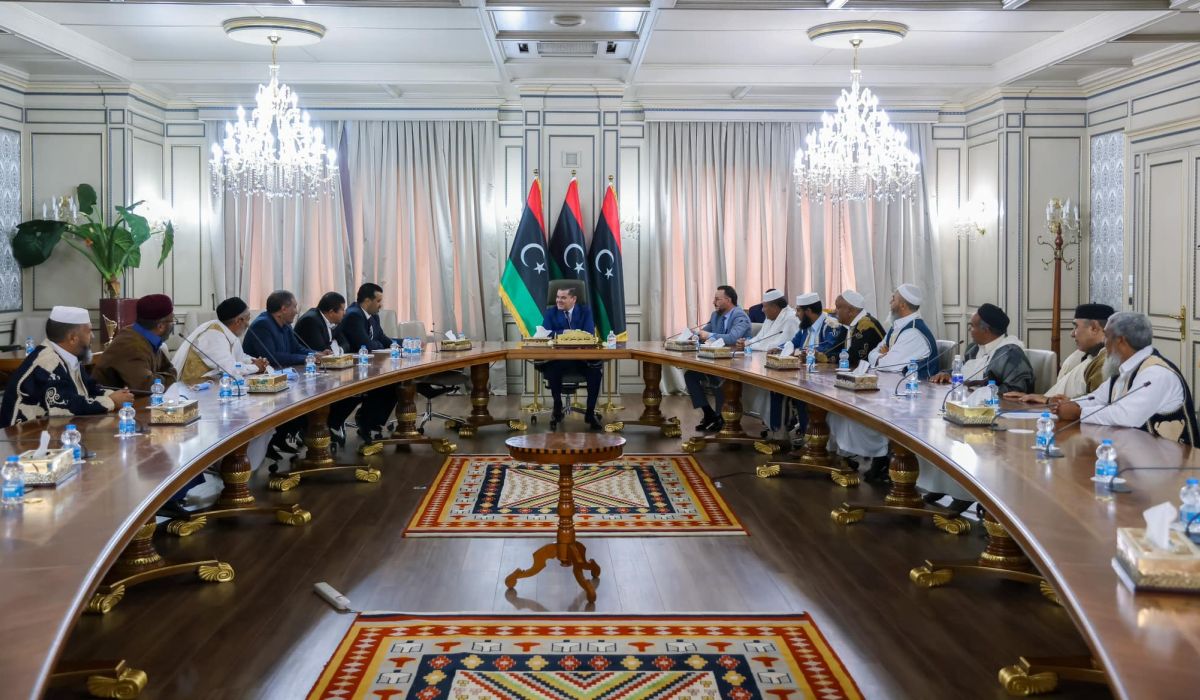 الدبيبة يلتقي عدداً من أعيان قبيلة المشاشية للاطلاع على المشاكل التي تعانيها مناطقهم