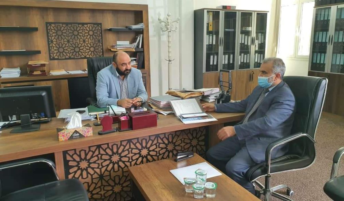 رئيس مصلحة المطارات يجتمع مع مدير المكتب الخاص لرئيس مجلس الوزراء