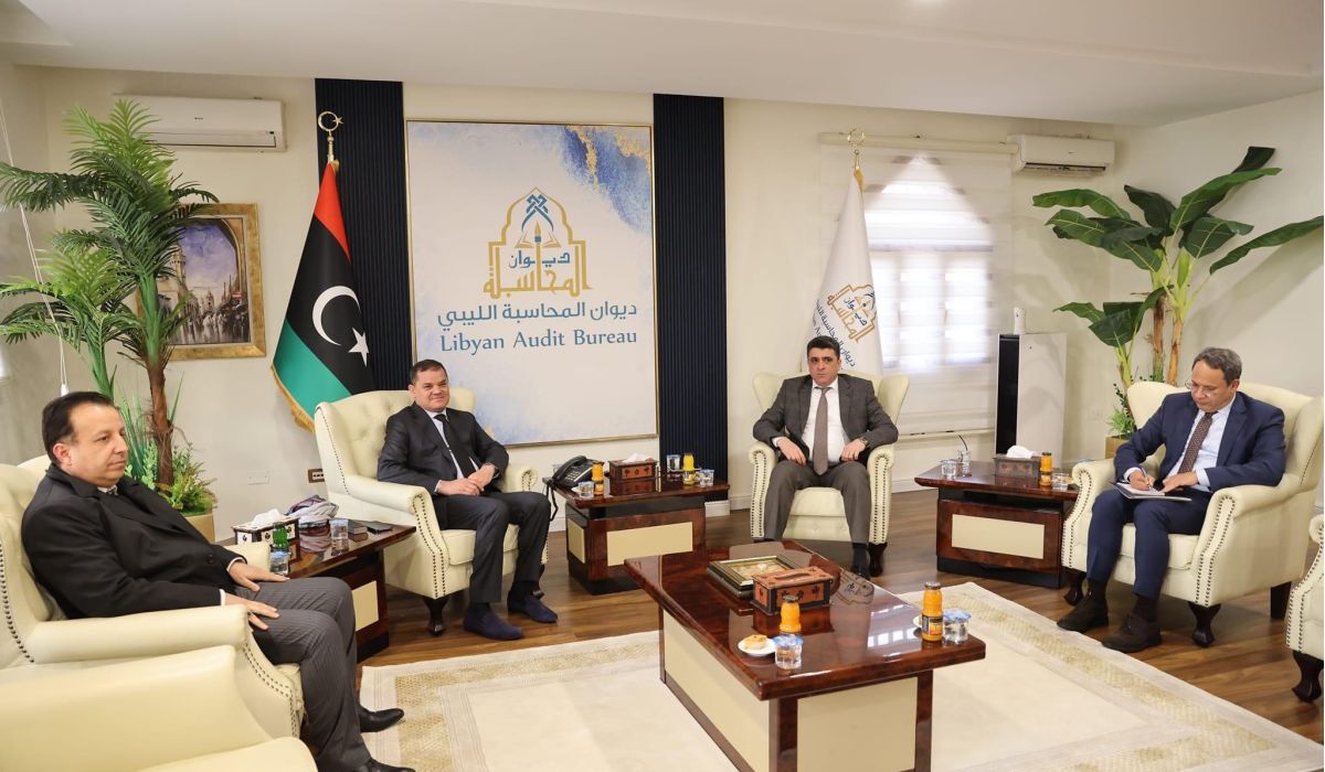 خلال اجتماعه مع رئيس ديوان المحاسبة.. "الدبيبة" يُتابع مشروعات التنمية وتنفيذ مشروع إنشاء (500) مدرسة جديدة
