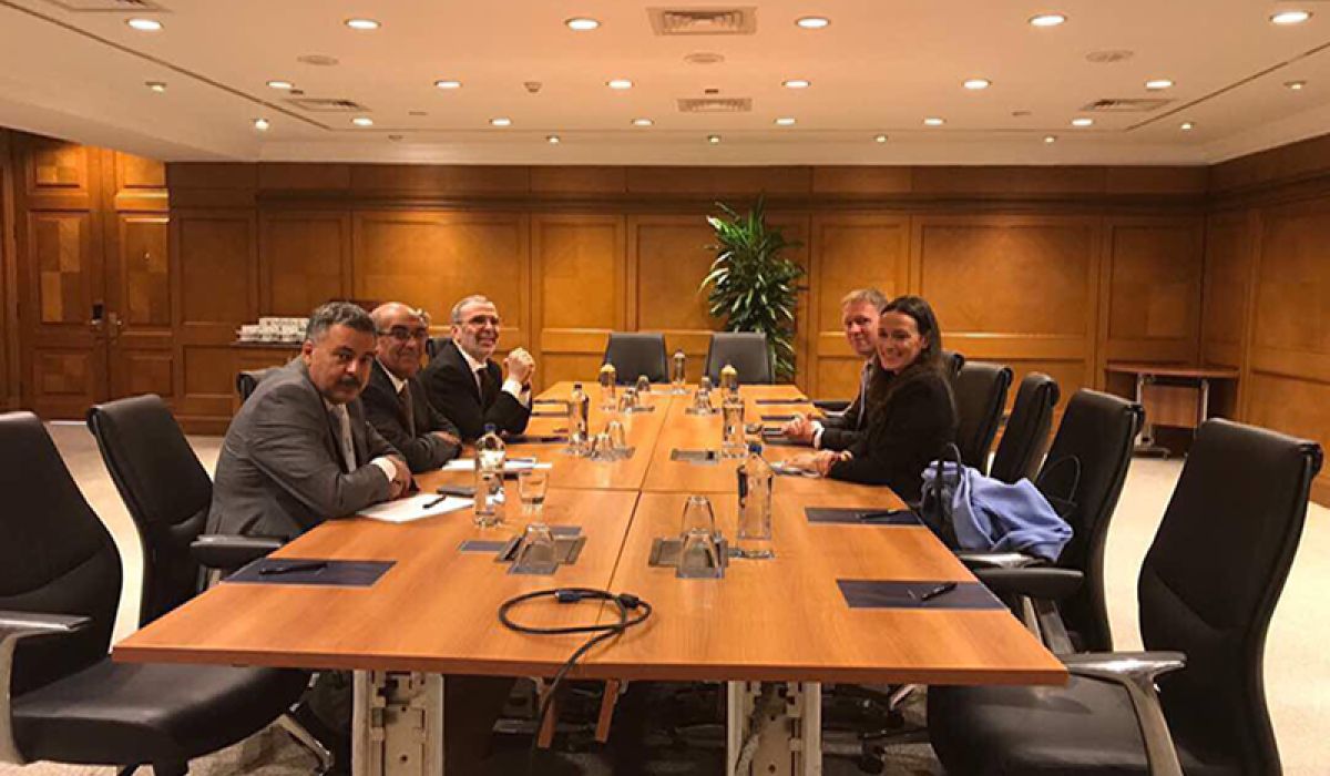 اجتماع صنع الله مع نائب الرئيس التنفيذي لشركة ستات اويل