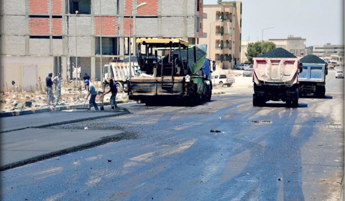 بلدي البيضاء ينتهي من رصف شارع 900