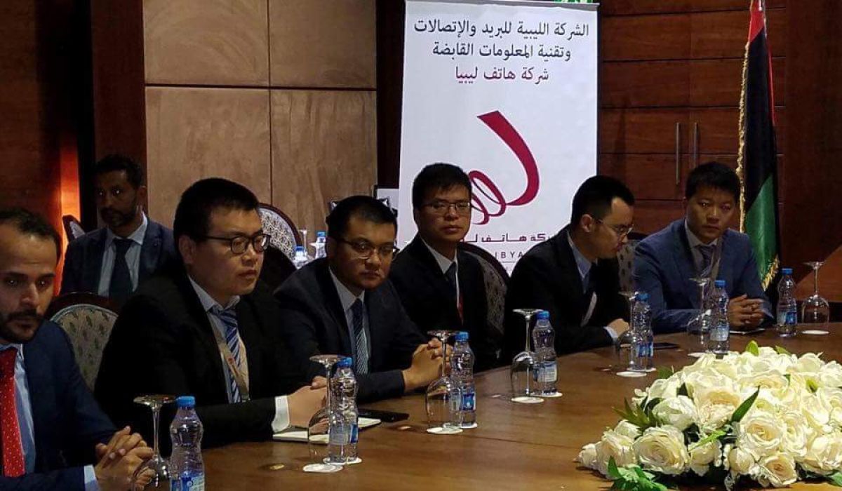 شركة هاتف ليبيا توقع عقد مشروع شبكة الالياف الوطنية مع شركة هواوي