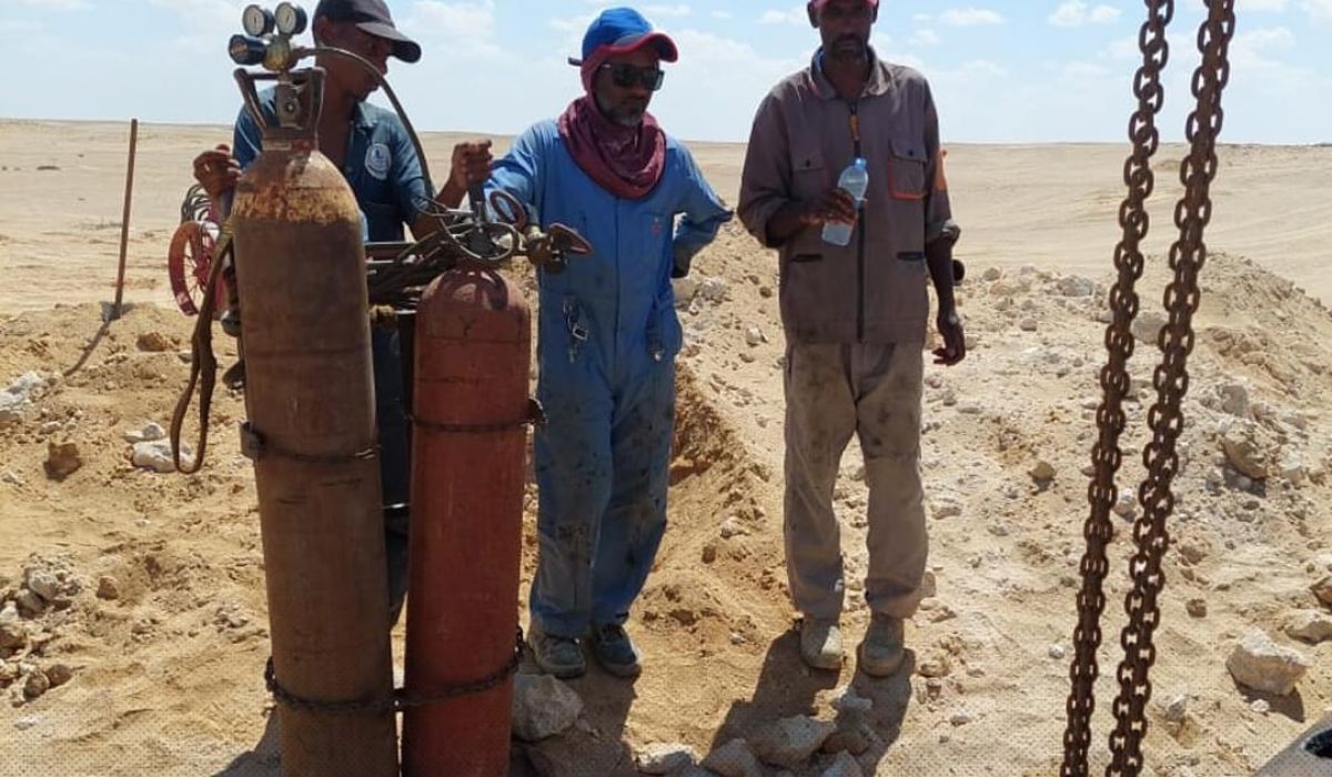 شركة سرت تستكمل أعمال صيانة خط نقل النفط الخام