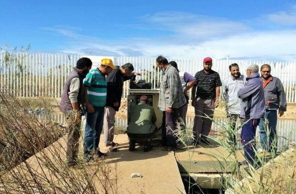 الوطنية للنفط تناقش مشاريع التطوير وأوضاع العاملين بشركة مليته مع شركة ايني