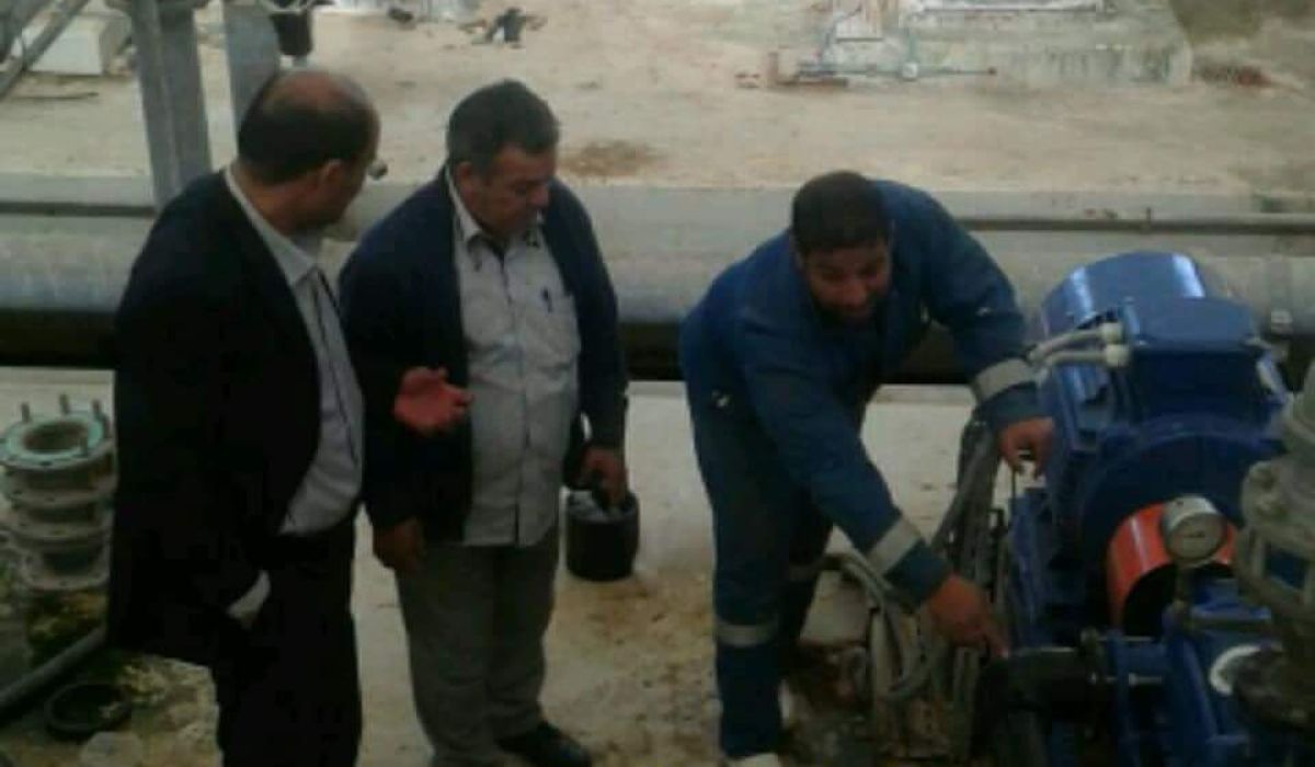 صيانة محطة ضخ المياه داخل بلدية الهراوة