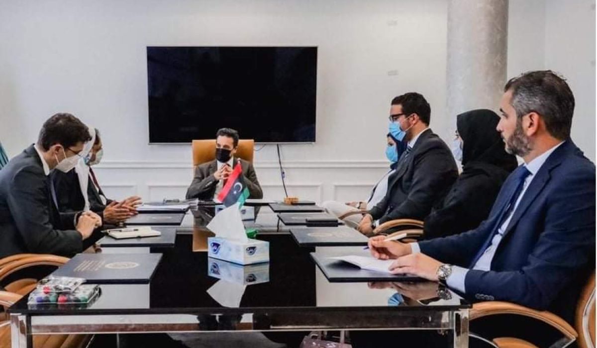 وزير الدولة للشؤون الاقتصادية يجتمع مع السفير الإيطالي لدى ليبيا لمناقشة جملة من المواضيع