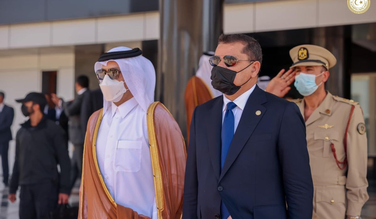 الدبيبة يلتقي مع نائب رئيس الوزراء ووزير الخارجية القطري