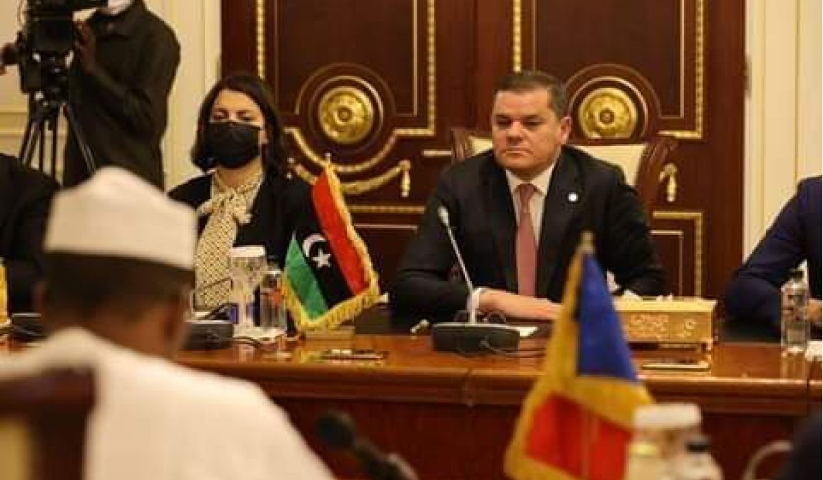 الدبيبة يبحث سبل التعاون التجاري وتسهيل حركة تبادل السلع مع تشاد