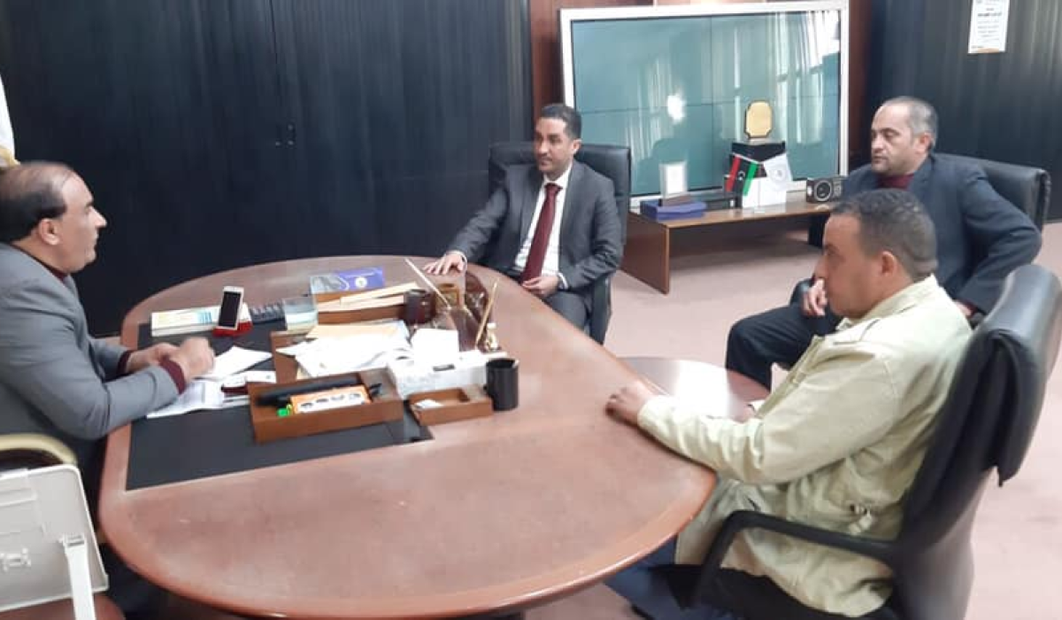 المعداني يبحث استئناف عدد من المشاريع المتوقفة ببلدية سرت