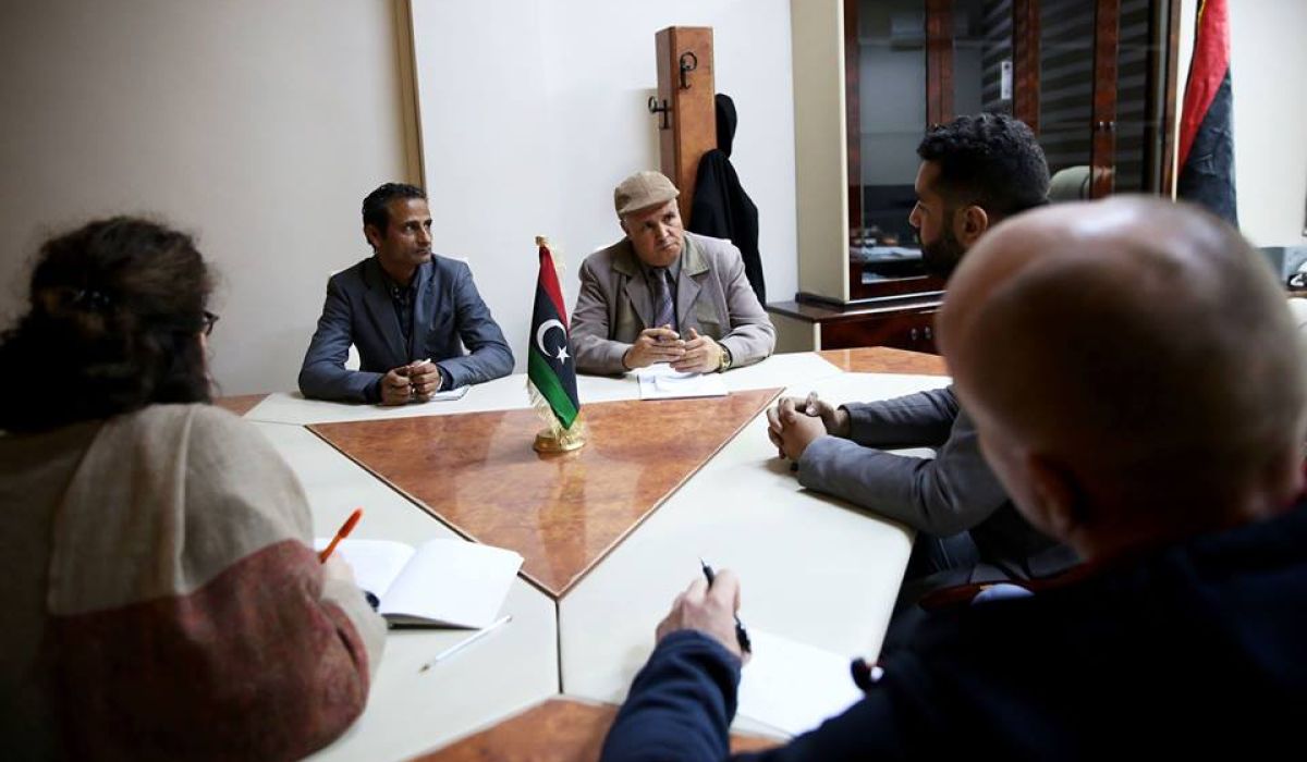 وزير الدولة لشؤون النازحين يجتمع مع الممثل القانوني للمجلس النرويجي للاجئين