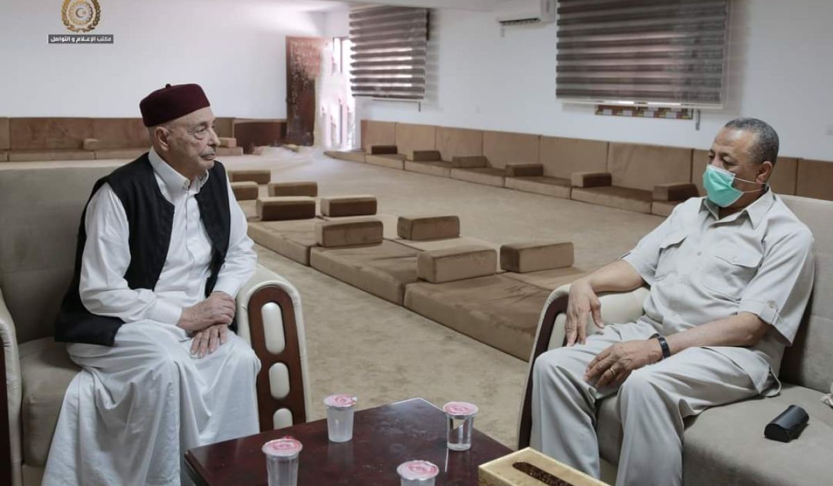 عقيلة صالح والثني يبحثان أزمة الكهرباء وتأمين مخزون السلع التموينية