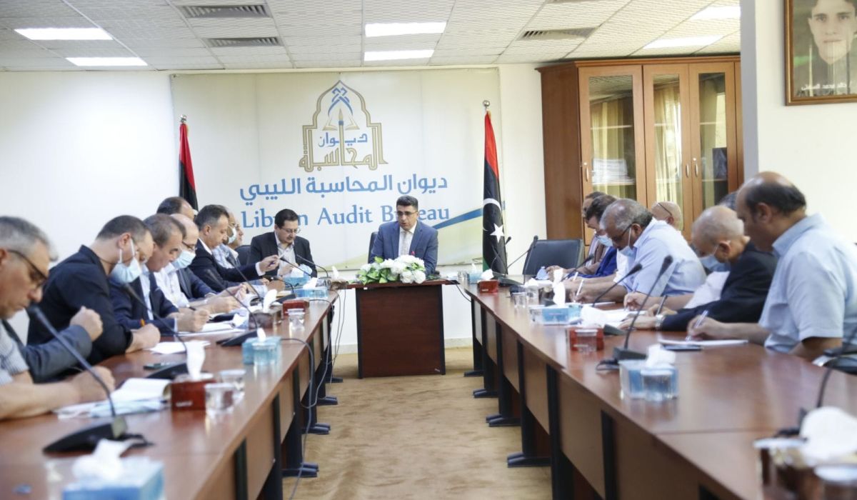 ديوان المحاسبة الليبي يبحث التقرير السنوي للعام 2020م