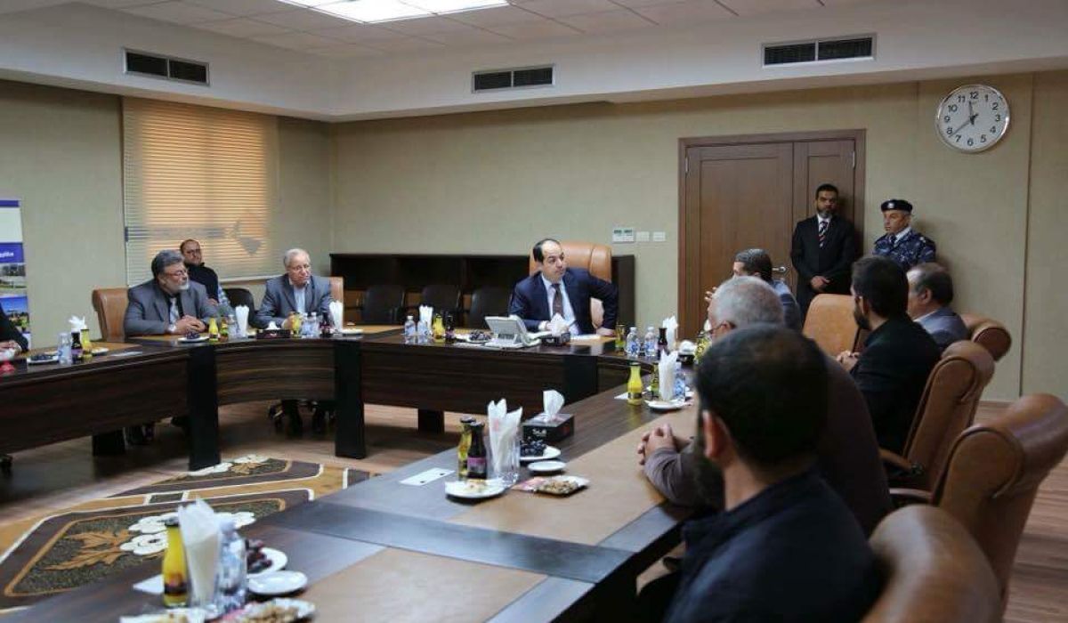 امعيتيق يلتقي أعضاء مجلس إدارة شركة الأشغال العامة بمصراتة 