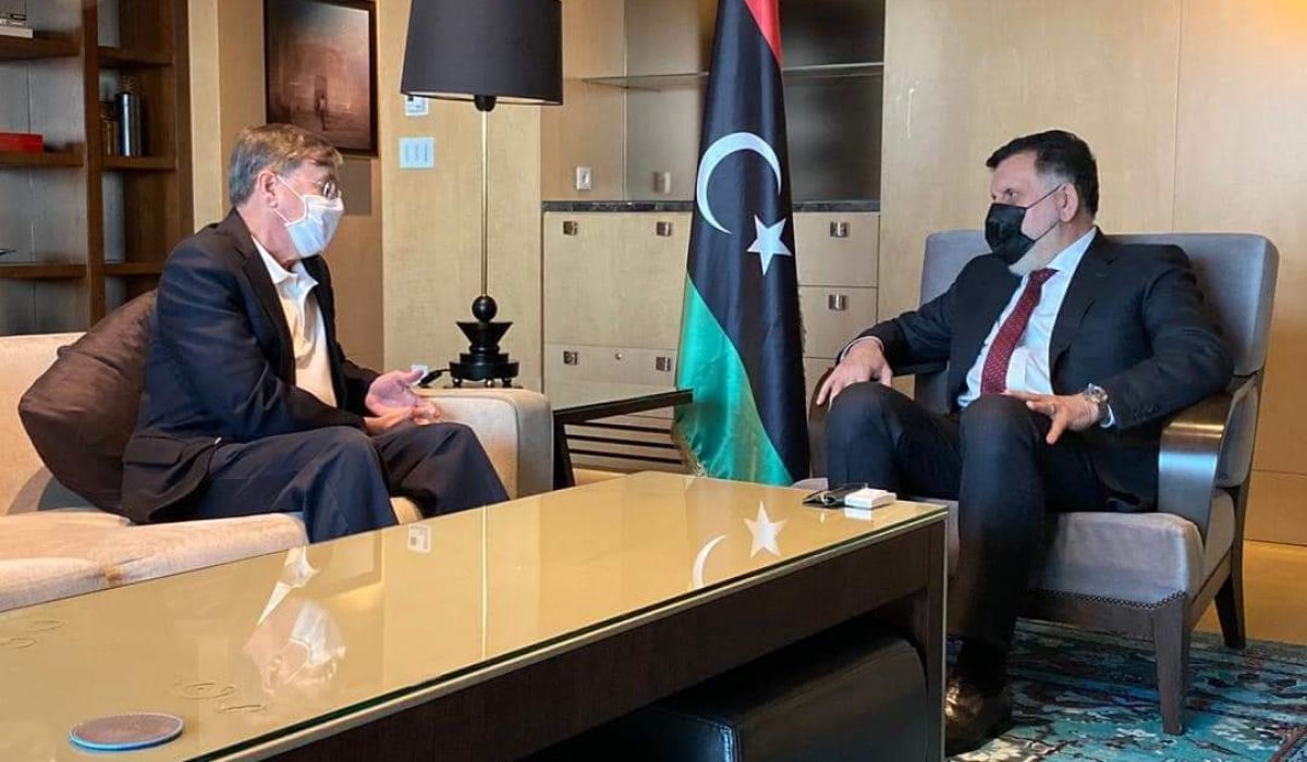 السراج والسفير الأمريكي بتركيا يؤكدان على ضرورة الإسراع بإعادة إنتاج وتصدير النفط