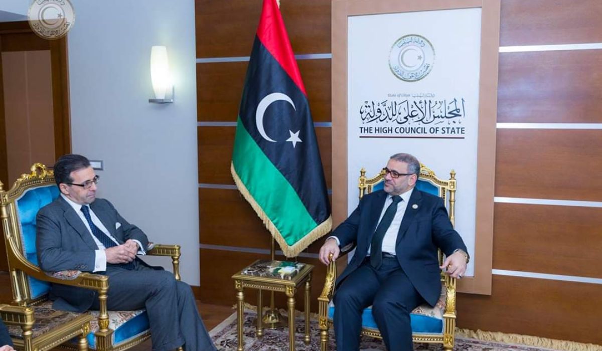 المشري في اجتماع مع سفير أسبانيا السوق الليبي مقدم على مرحلة استقرار وبإمكان أسبانيا التعاون