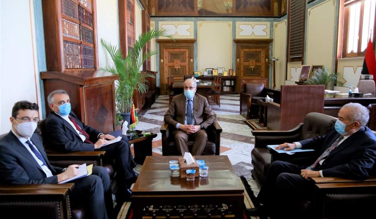 محافظ مصرف ليبيا المركزي طرابلس يلتقي بسفير دولة إيطاليا في ليبيا