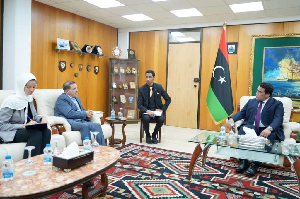 "المنفي" يجتمع مع سفير مالطا لدى ليبيا