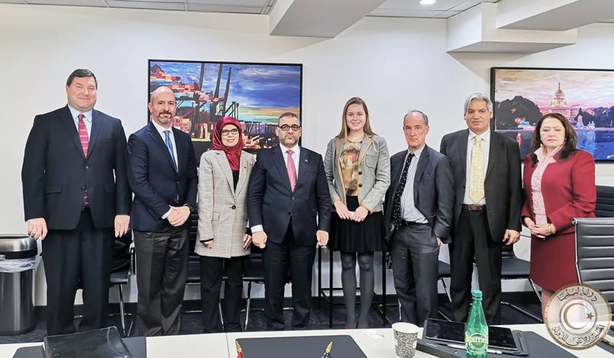 المشري يدعو الشركات الأمريكية للمساهمة في استقرار ليبيا