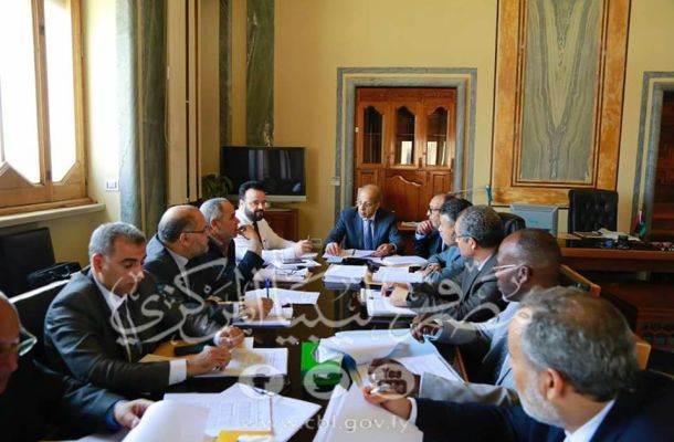 التوقيع على محضر اتفاق استكمال منظومة تغذية مدينة بنغازي بمياه النهر الصناعي