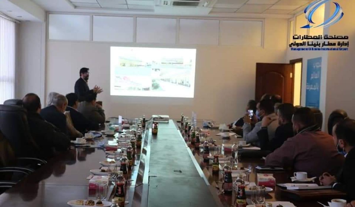 إدارة مطار بنينا تتوقع استكمال مشروع إنشاء صالة ركاب مع نهاية 2021