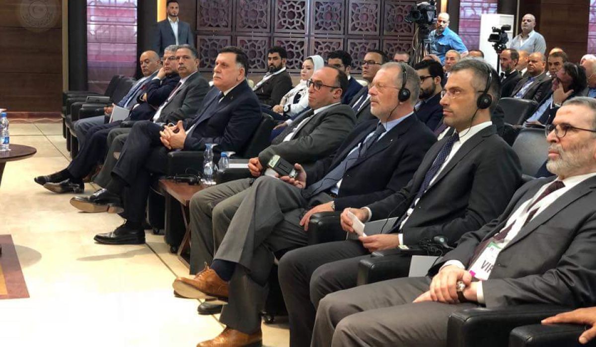 السراج يفتتح فعاليات المؤتمر الاقتصادي الليبي الإيطالي